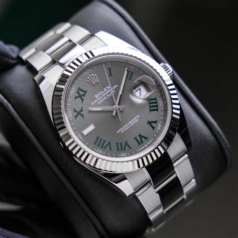 rolex datejust 41mm wimbledon dial